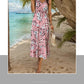 Women's Sleeveless Stitching Printing Dress
