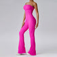Fitness Peach Hip Training Sports Yoga Bell-bottom Pants Trousers