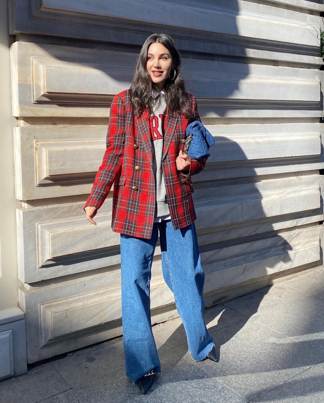 Plaid Suit Shorts Suit Jacket High Sense Of Spring