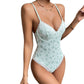 Sexy Form-fitting Backless Bodysuit With Lace-up Detailing
