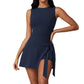 Robe de sport moulante en deux pièces pour fitness