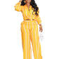 Women's Striped Shirt Long Sleeve Loose
