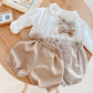 Baby Solid Color Shirt And Shorts Two-piece Set