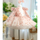 Purple Love Tutu Girl Bow Gauzy Gown Princess Dress