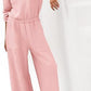 Combinaison pull dos nu à manches longues et couleur unie pour femme, style sport et loisirs, mode européenne et américaine