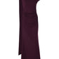 New Stylish High-waisted Long Dress With A Slanted Neckline