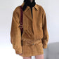 Coat A- Line Skirt Corduroy Two-piece Set