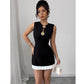 Fashionable Minimalist Slim Fit Womens Dress
