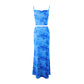 Niche Spaghetti Straps Midriff-baring Vest Sheath Skirt Two-piece Set
