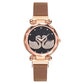 Magnet quartz ladies watch