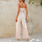 Women's European And American Style Lotus Leaf Suspender Jumpsuit