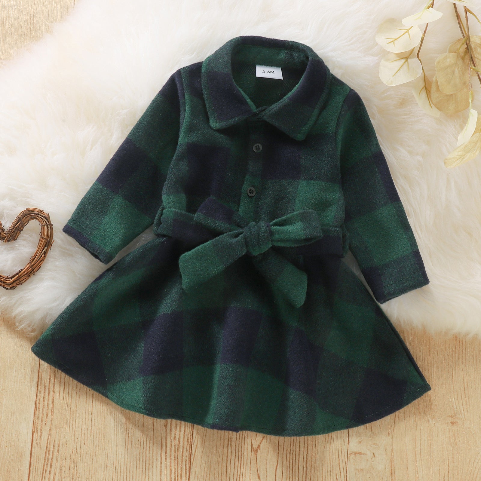 Black And Red Plaid Baby Dress
