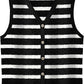 European And American Women's Fashion Sweater Vest Twisted Knitted Short