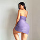 Summer New Slim-fit Hip-wrapped Short Dress Women