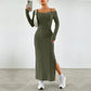 Women's Simple Elegant Fashion Set Strapless Dress