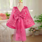Girl's Dress Rose Sequined Tulle Tutu