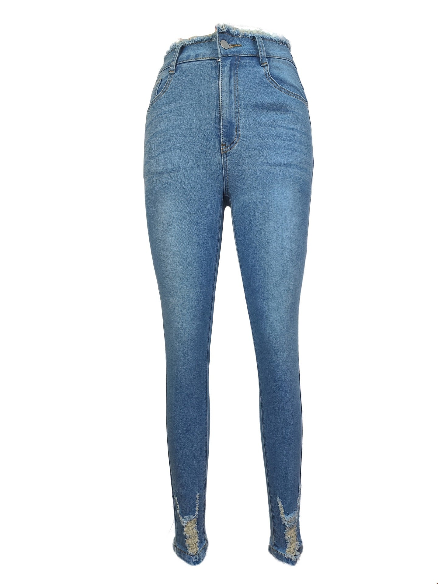 Women's Classic High Waist Slim Elastic Pants