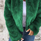 Veste en peluche à col montant tendance pour femme, manteau d'hiver décontracté à col roulé et fermeture éclair, polaire