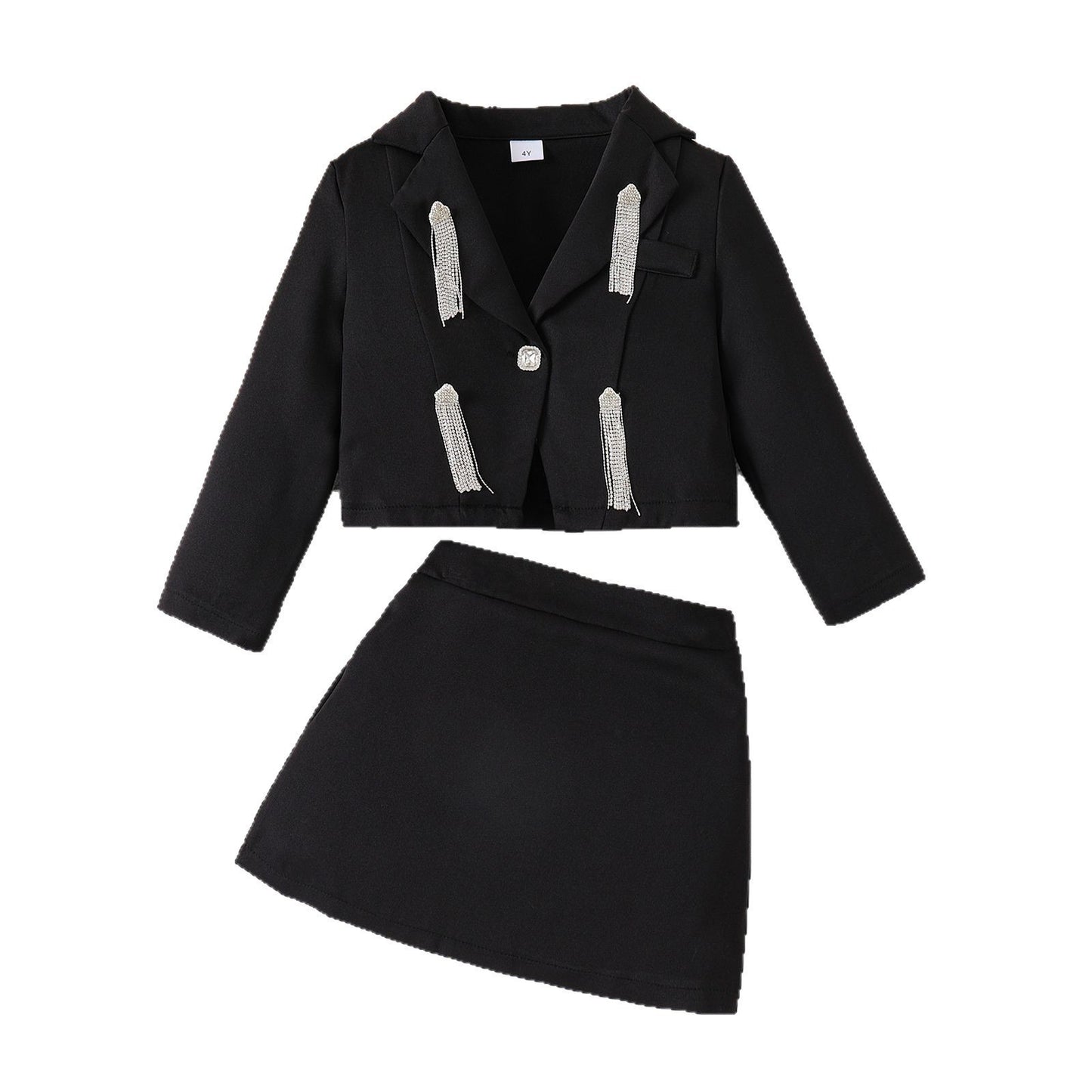 Suit Style Two-piece Dress Set