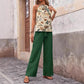 Sleeveless Top And Trousers Advanced Two-piece Suit