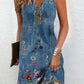 Sleeveless Printed Camisole Dress For Women