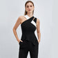 Ladies' Fashion Design Sense Cross Strap Vest