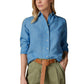 Women's Casual Solid Color Loose Long Sleeve Shirt