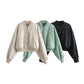 Cross-border Foreign Trade Women's Autumn Short Pilot Fashion Jacket Coat