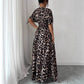 V-neck Long Dress European And American Style
