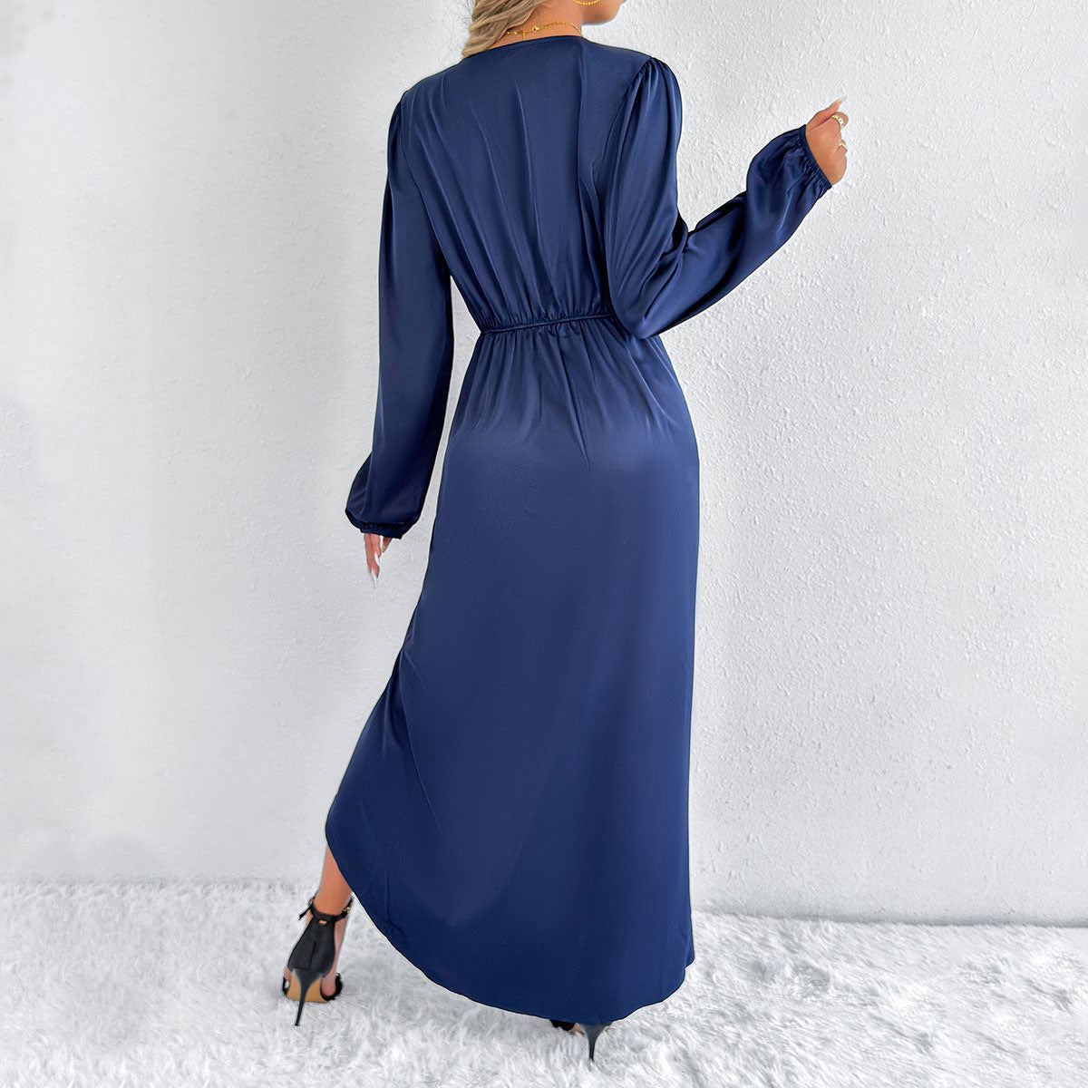 Satin Style Dress High-grade