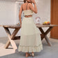 Casual Beach Vacation Set Bow-Tie Lace Skirt