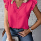 Fashion Lace Stitching Loose Shirt Women