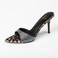 Pointed Stiletto Heel Women's Outdoor Rhinestone Sandals
