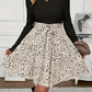 Women's Multicolor Printing Dress Round Neck Long Sleeve Floral