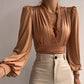 Women's Fashion Deep V Shirt Collar Top