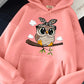 Fashion Women Cute Cartoon Hooded Sweatshirt