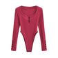 Combinaison à manches longues pour fille sexy, style spécial, moulante, été