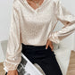 Women's New V-neck Pullover Leopard Print Shirt