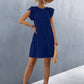 European And American Women's Clothing Solid Color Dress Women