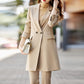 Casual Professional Suit Khaki Trench Coat