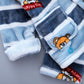 Girls' Cute Cartoon Flannel Pajama Suit