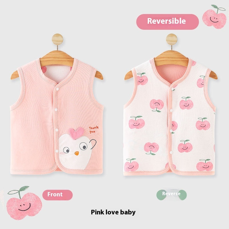 Gilet bébé printemps, automne et été, vêtements pour nouveau-nés en pur coton