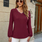 Women's Fashion Hollowed-out Loose Top