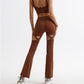 Sling High Elastic Quick-drying Flared Pants