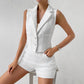 Women's Fashion Retro Tweed French Suit