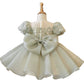 French Children's Birthday Dress Fruit Green