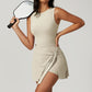 Robe de sport moulante en deux pièces pour fitness