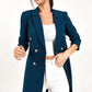 European And American Women's Casual Double-breasted Suit Jacket