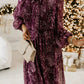 Long Sleeve Bowknot Waist-tight Dress Women