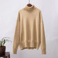 Pull à col roulé uni tendance pour femme